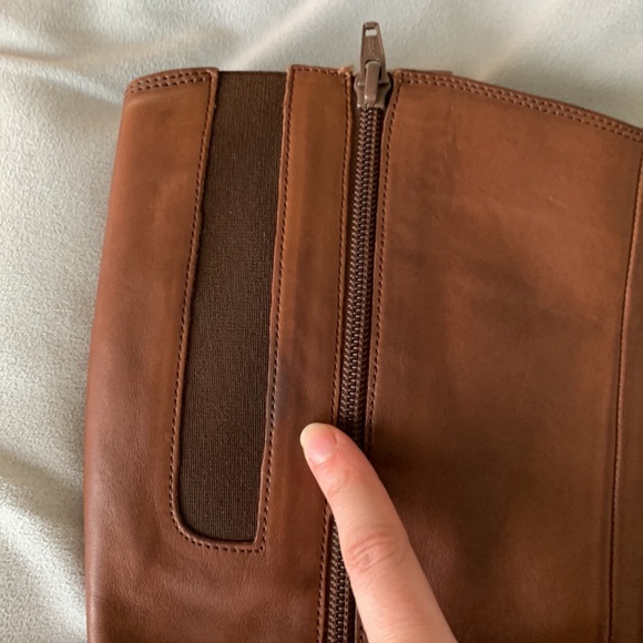 Gabor Brook Brown Leather Equestrian Riding Boot Size 6.5 - Picture 15 of 16